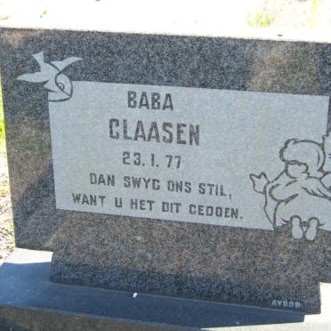 CLAASEN Baba 1977-1977
