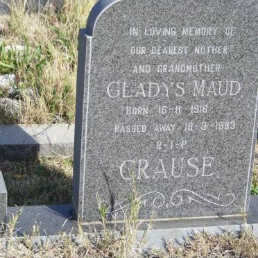 CRAUSE Gladys Maud 1916-1993