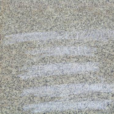 CLAASEN Susanna Elizabeth nee BAKKES 1900-1992