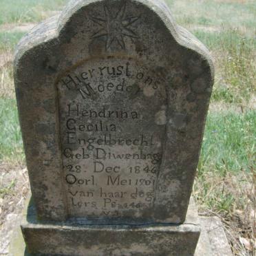 ENGELBRECHT Hendrina Cecilia nee DIWENHAGE 1846-1901