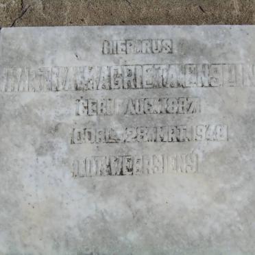 ENSLIN Martha Magrieta 1887-1948