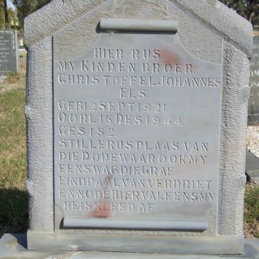 ELS Christoffel Johannes 1921-1944