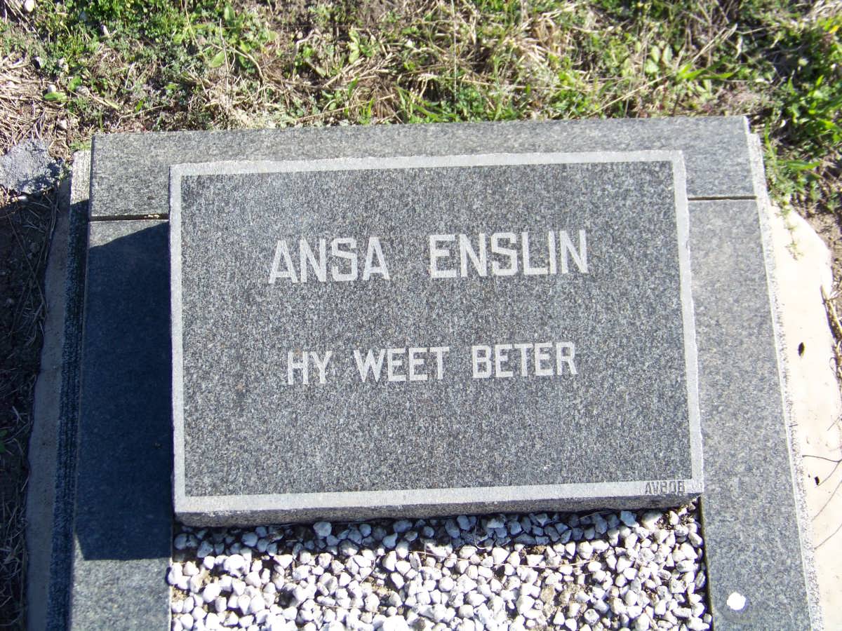 ENSLIN Ansa