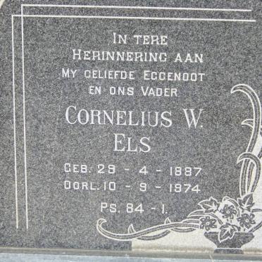 ELS Cornelius W. 1887-1974
