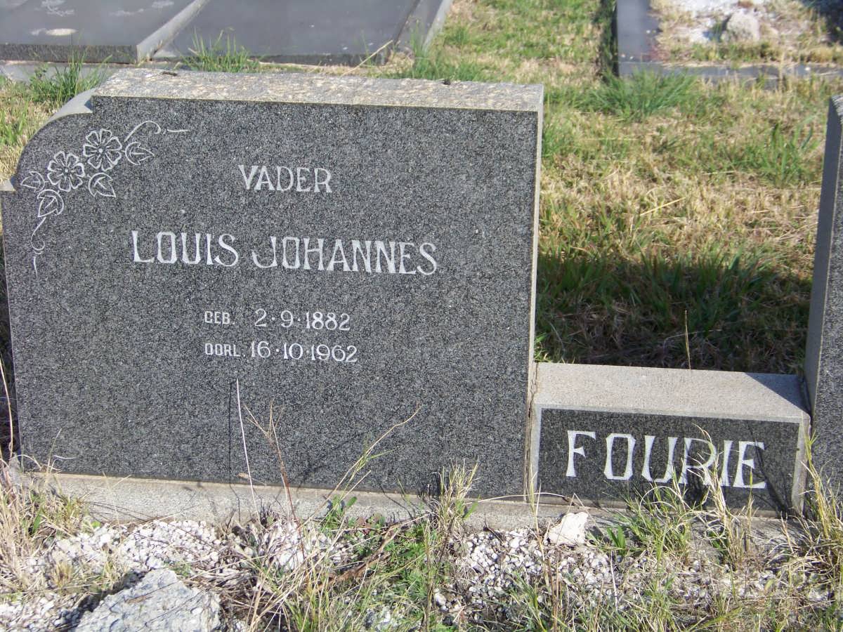 FOURIE Louis Johannes 1882-1962