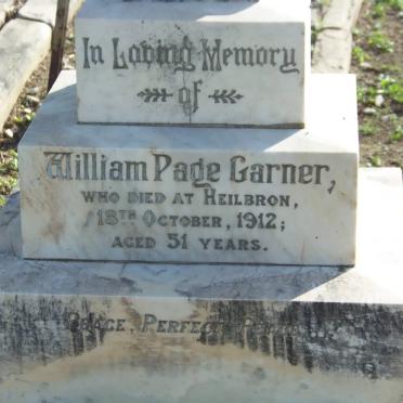 GARNER William Page -1912
