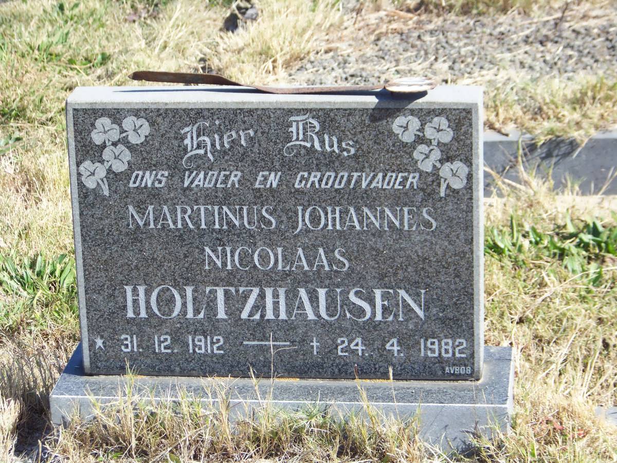 HOLTZHAUSEN Martinus Johannes Nicolaas 1912-1982