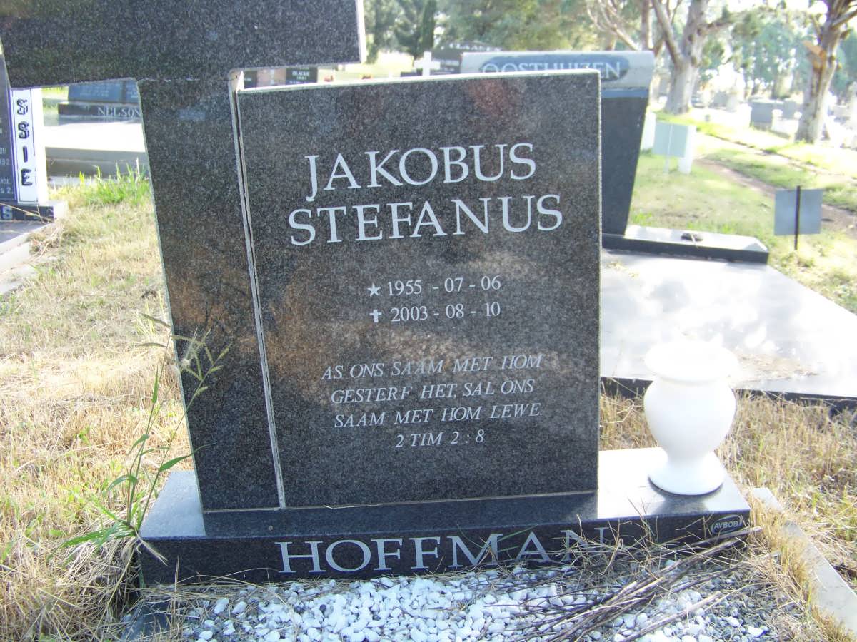 HOFFMAN Jakobus Stefanus 1955-2003