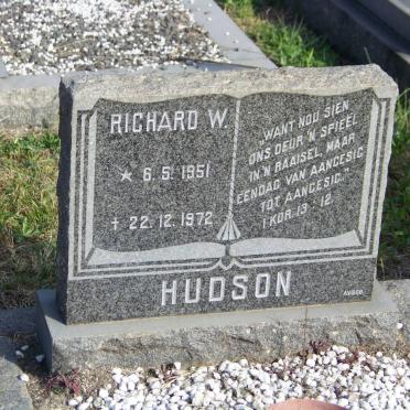 HUDSON Richard W. 1951-1972