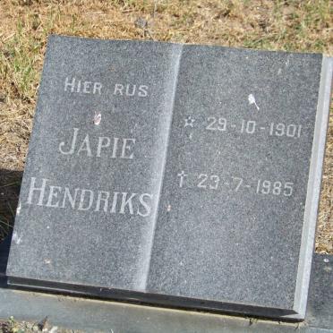HENDRIKS Japie 1901-1985