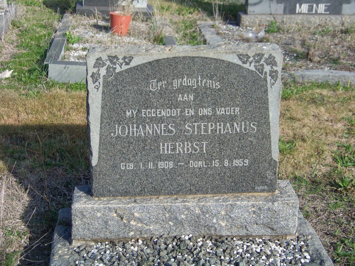 HERBST Johannes Stephanus 1908-1959