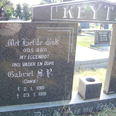 KEYTER Gabriel S.P. 1915-1991 &amp; Anna M. NAUDE 1918-1996 _1