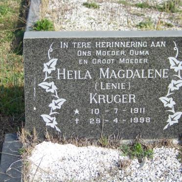 KRUGER Heila Magdalene 1911-1998