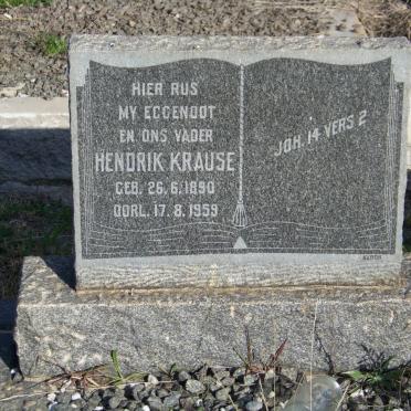 KRAUSE Hendrik 1890-1959