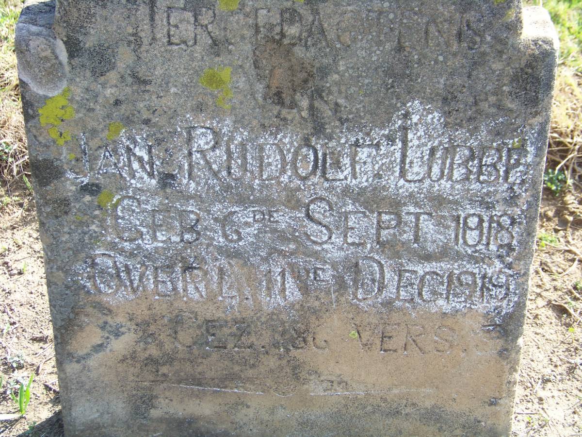 LUBBE Jan Rudolf 1918-1919