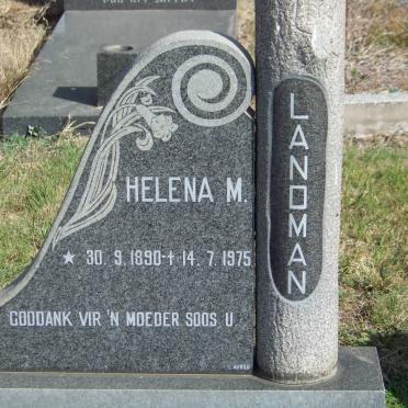 LANDMAN Helena M. 1890-1975