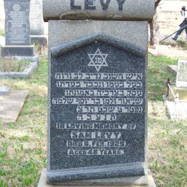 LEVY Sam  -1929