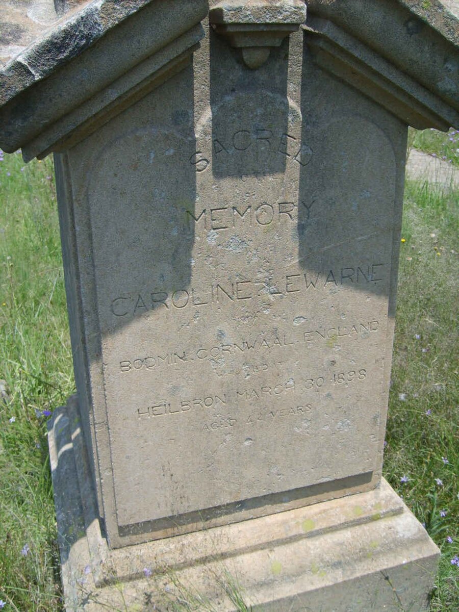 LEWARNE Caroline -1898