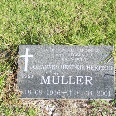 MULLER Johannes Hendrik Hertzog 1916-2001