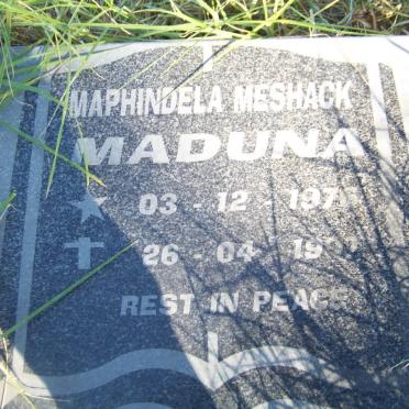 MADUNA Maphindela Meshack 1976-1997