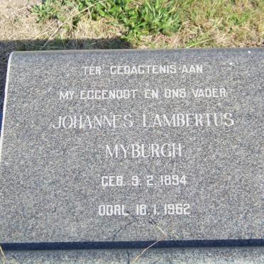 MYBURGH Johannes Lambertus 1894-1962