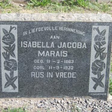 MARAIS Isabella Jacoba 1863-1932