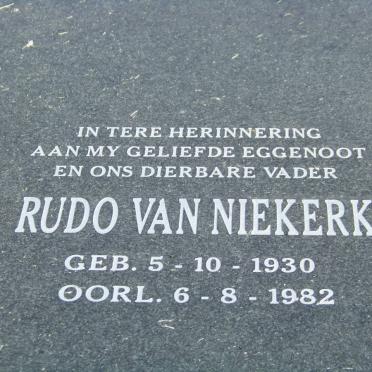 NIEKERK Rudo, van 1930-1982