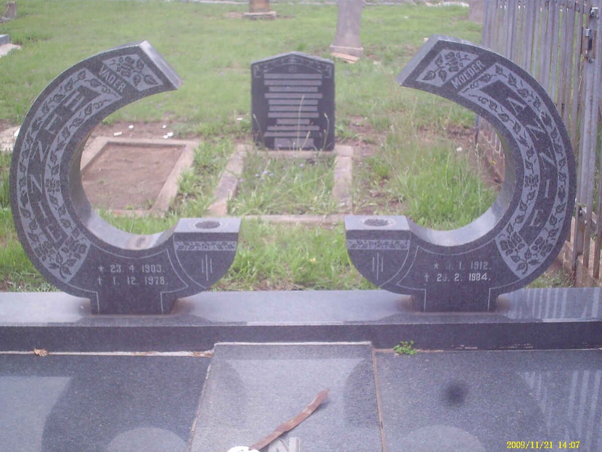 NAUDE Hennie 1903-1978 &amp; Annie 1912-1984