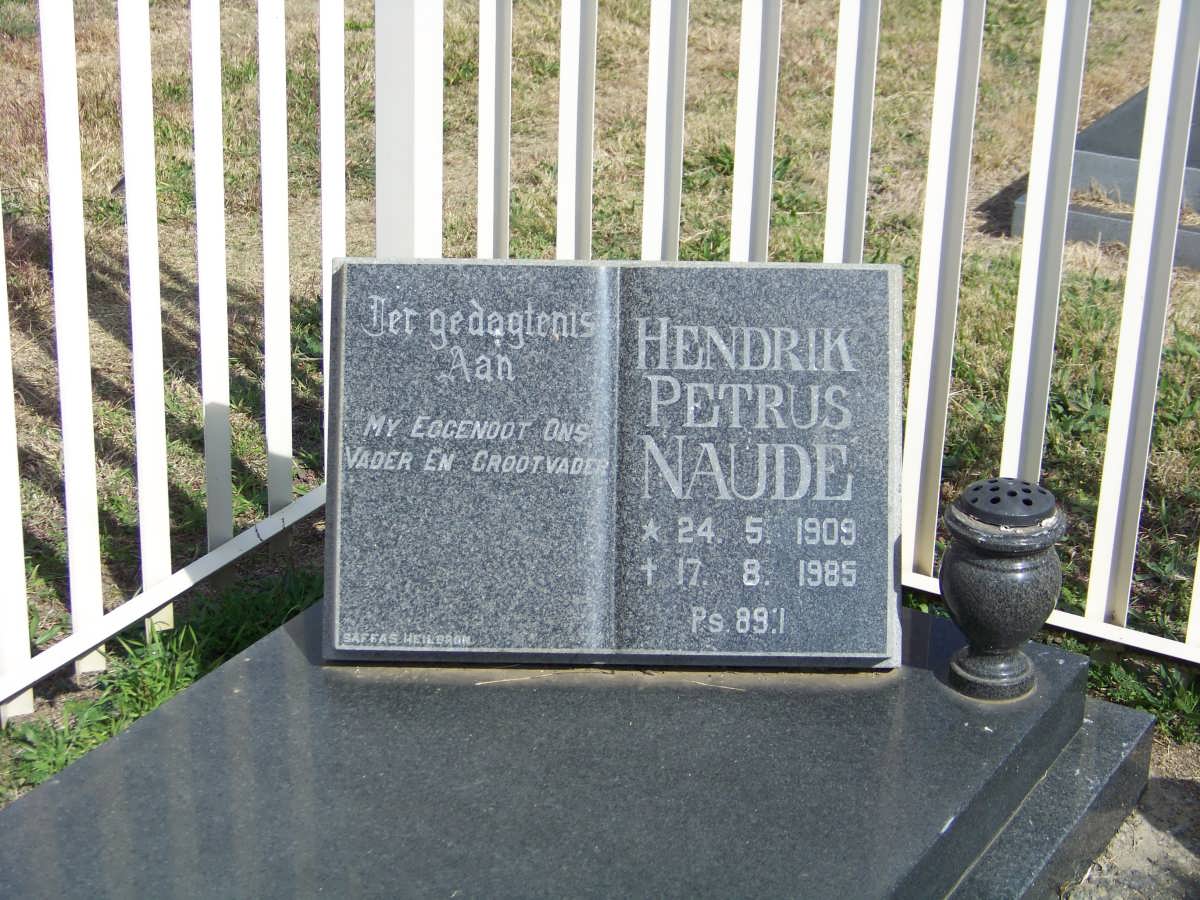 NAUDE Hendrik Petrus 1909-1985