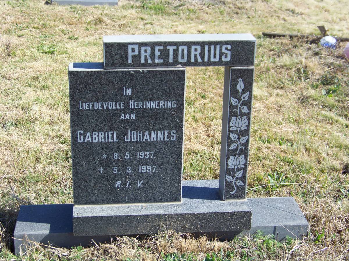 PRETORIUS Gabriel Johannes 1937-1997