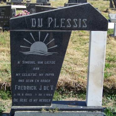 PLESSIS Fredrick J. de V., du 1953-1984