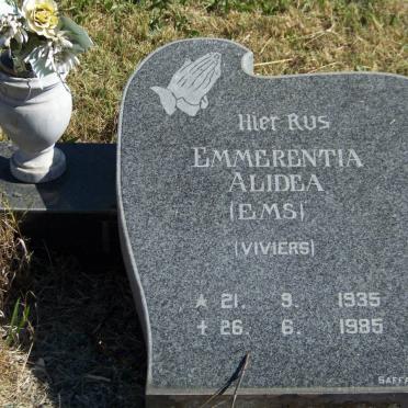 PIETERS Emmerentia Alidea nee VIVIERS 1935-1985