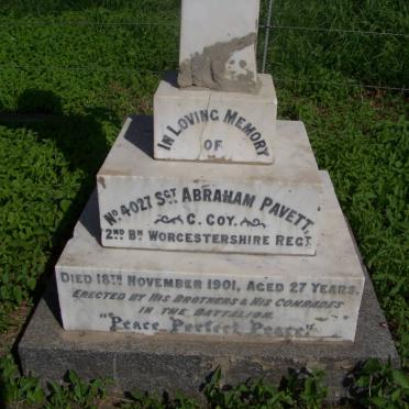 PAVETT Abraham -1901