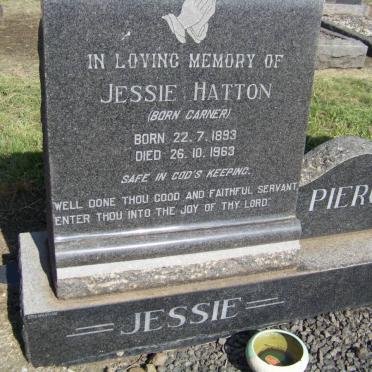 PIERCE Jessie Hatton nee GARNER 1893-1963