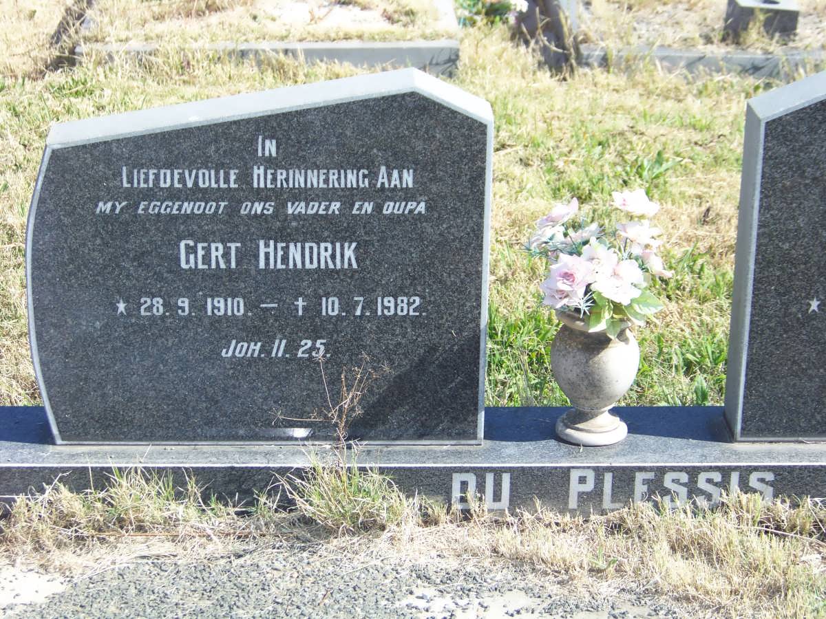 PLESSIS Gert Hendrik, du 1910-1982 &amp; Cornelia Aletta 1910-1989 _1