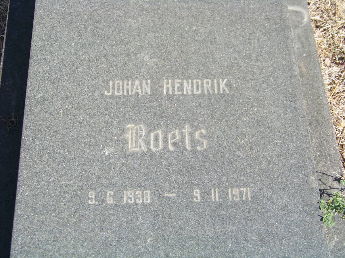 ROETS Johan Hendrik 1938-1971