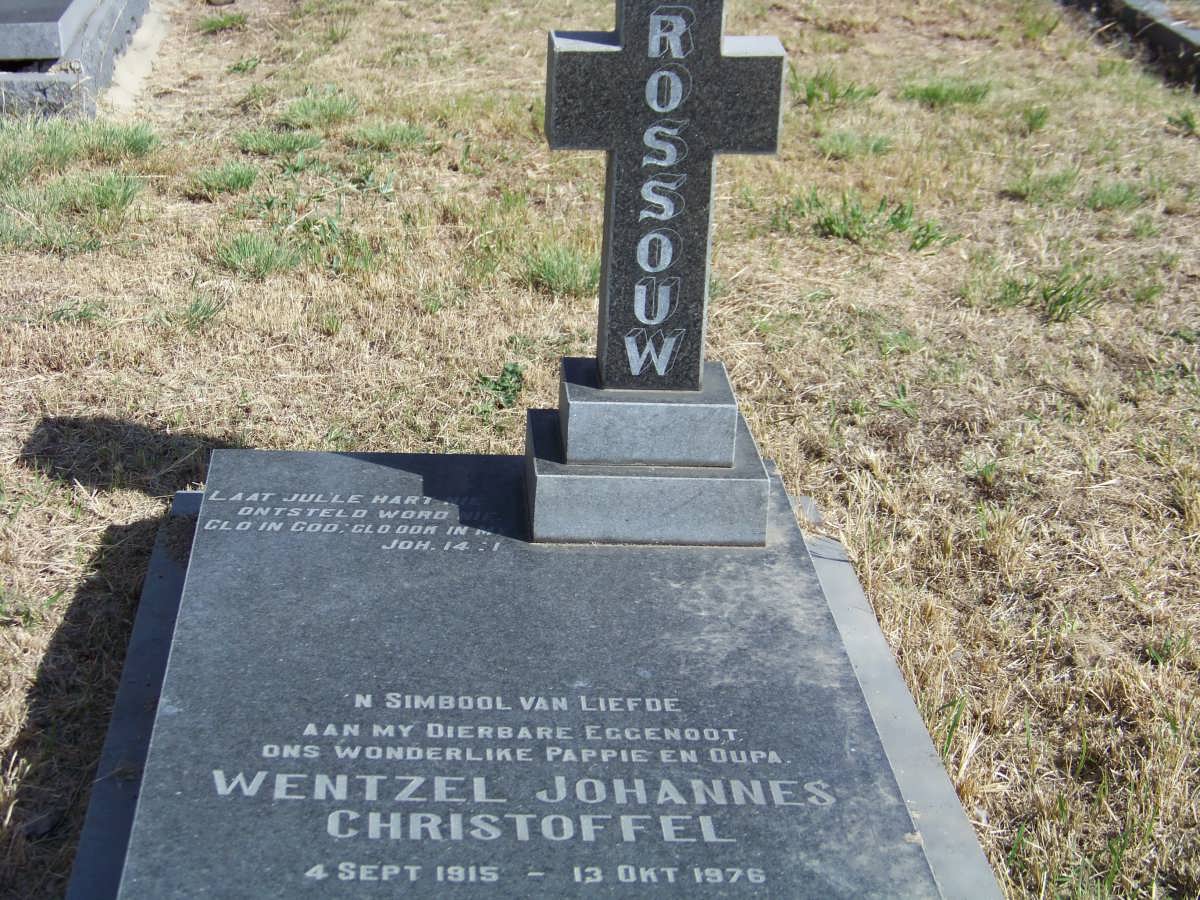 ROSSOUW Wentzel Johannes Christoffel 1915-1976