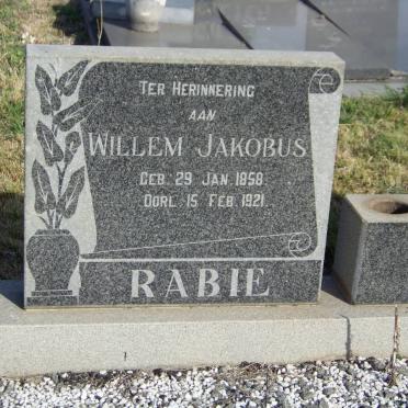 RABIE Willem Jakobus 1858-1921