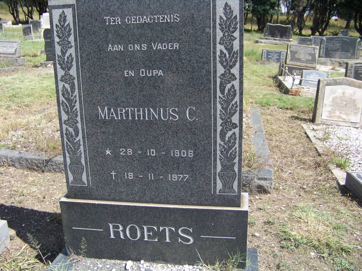 ROETS Marthinus C. 1906-1977