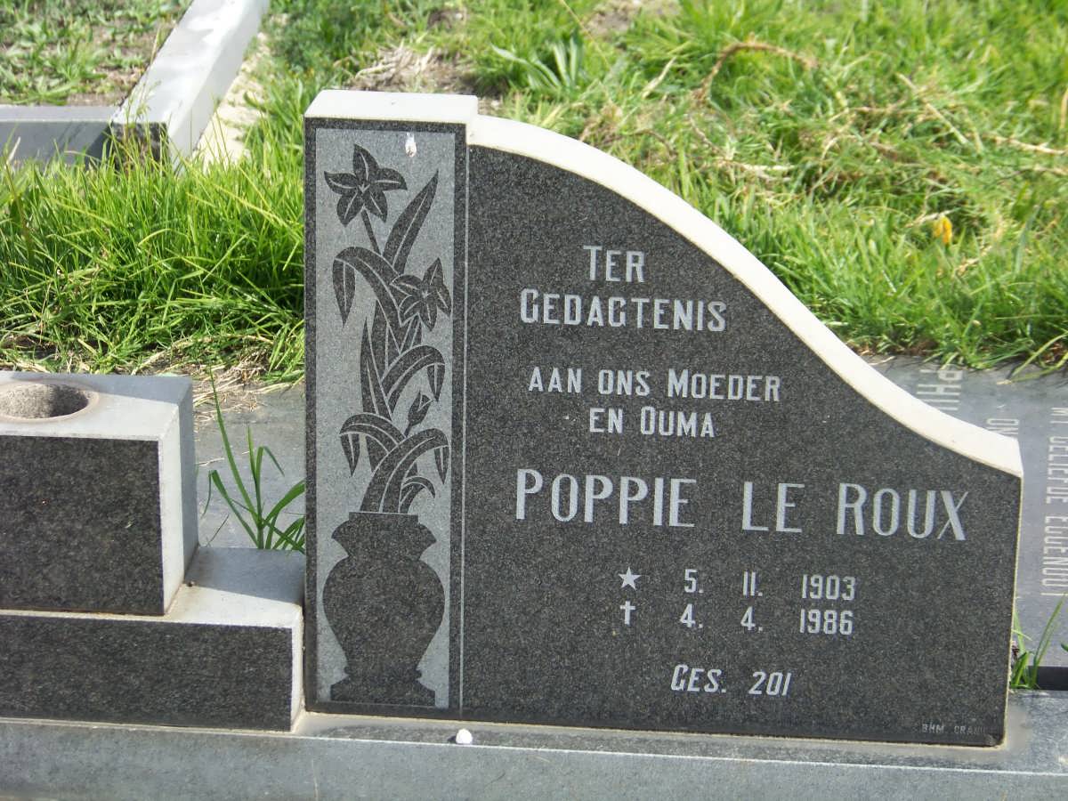 ROUX Poppie, le 1903-1986