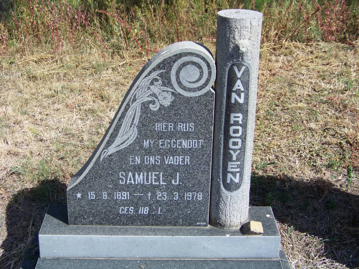 ROOYEN Samuel J., van 1891-1978