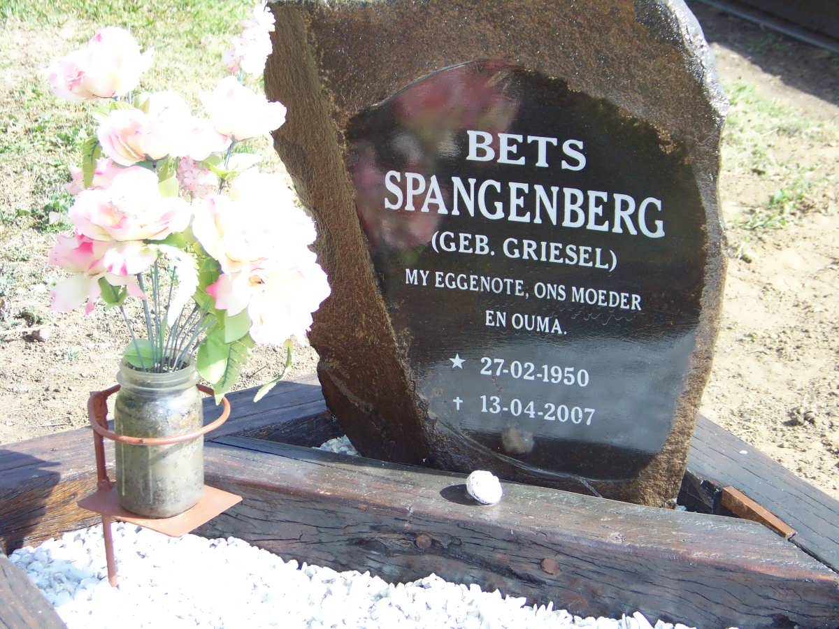 SPANGENBERG Bets nee GRIESEL 1950-2007