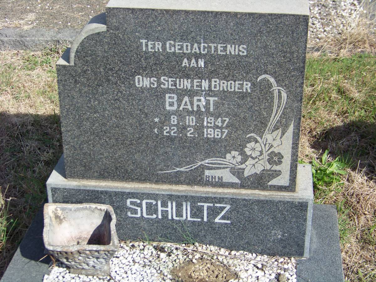 SCHULTZ Bart 1947-1967