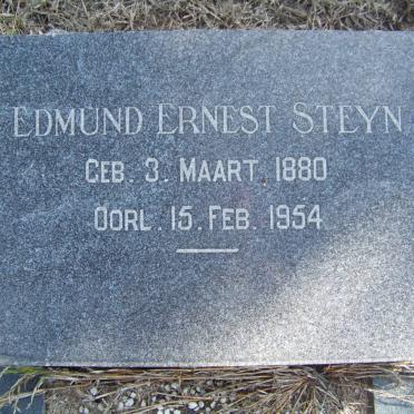 STEYN Edmund Ernest 1880-1954