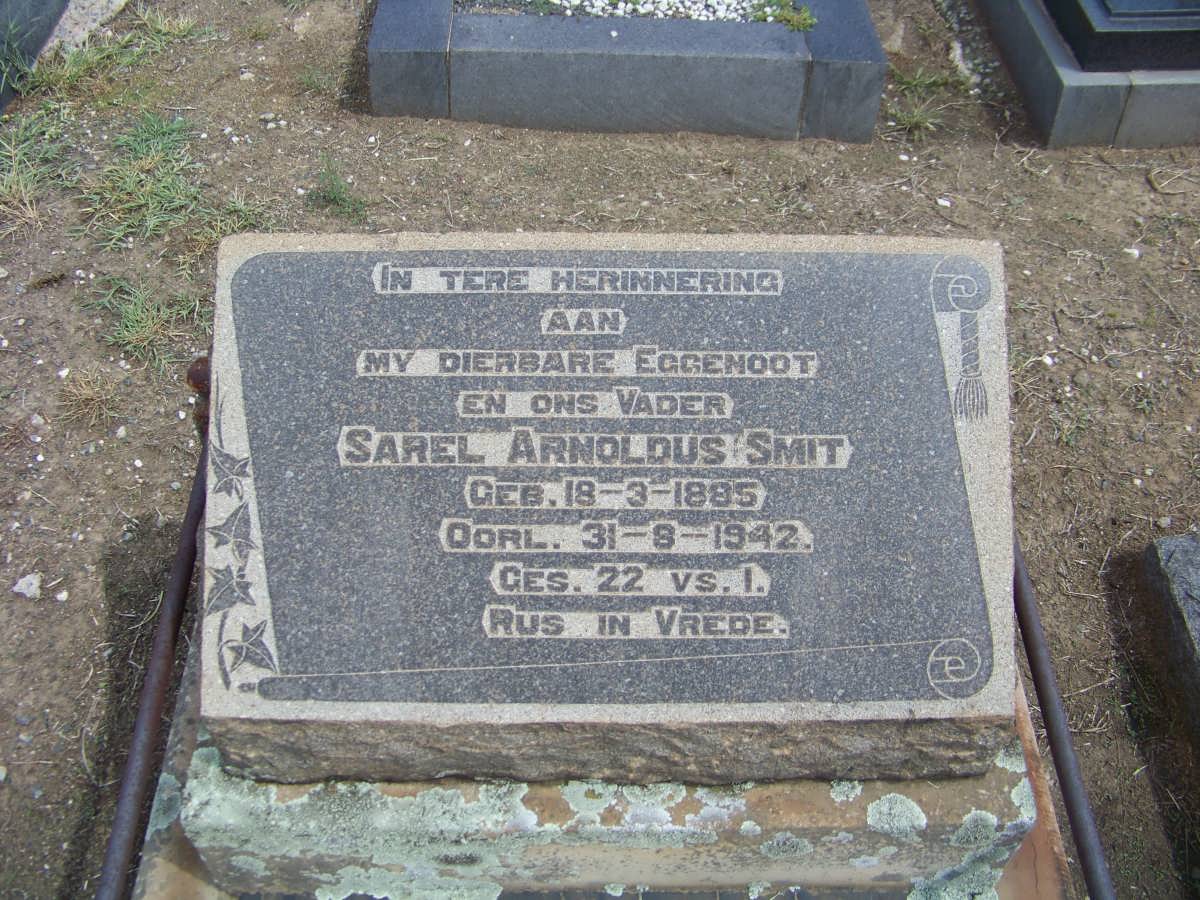 SMIT Sarel Arnoldus 1895-1942