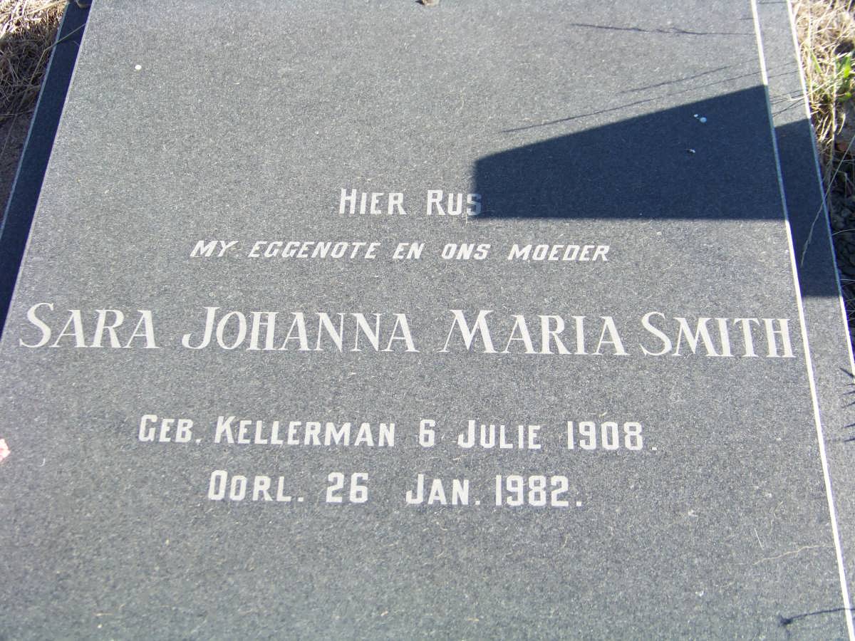SMITH Sara Johanna Maria nee KELLERMAN 1908-1982