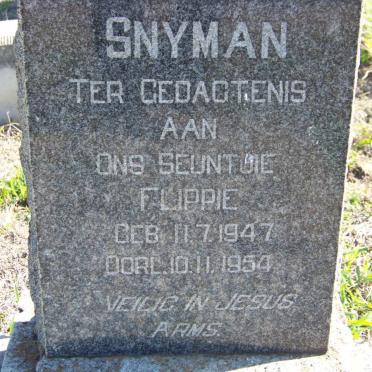 SNYMAN Flippie 1947-1954