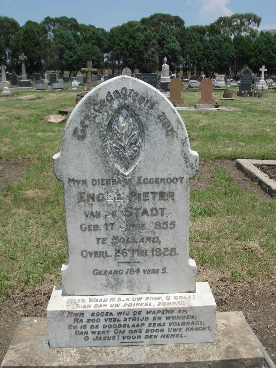 STADT Engel Pieter, van de 1855-1928