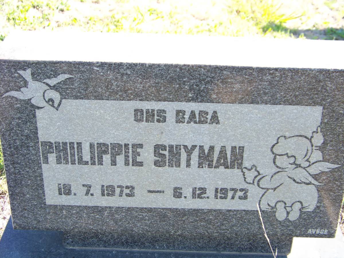 SNYMAN Philippie 1973-1973