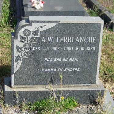 TERBLANCHE A.W. 1906-1969